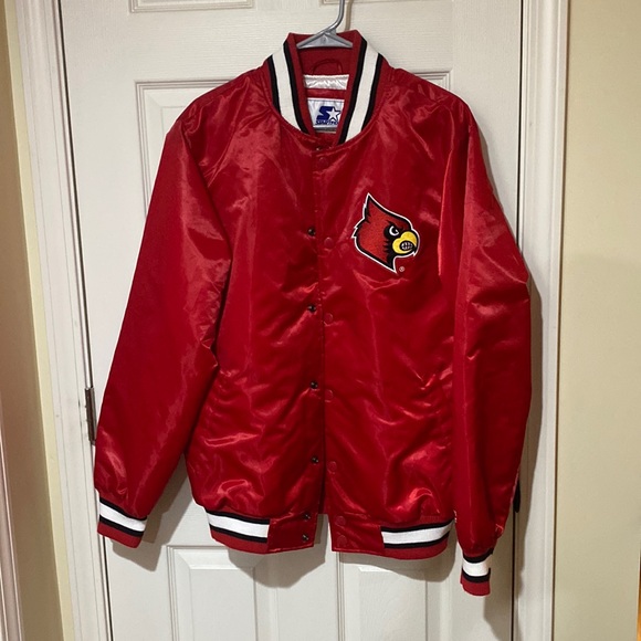 STARTER Jackets & Coats Louisville Cardinal Varsity Bomber Jacket